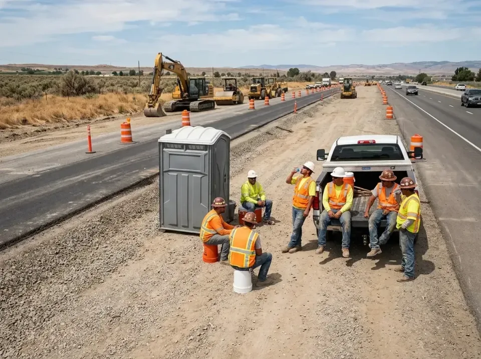 highway-road-construction-crew-007 — frequently asked questions, Porta Potty and Restroom Rentals in Clear Lake, IA